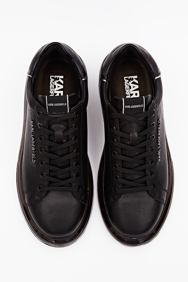 ΠΑΠΟΥΤΣΙΑ KARL LAGERFELD - 00X BLACK LEATHER